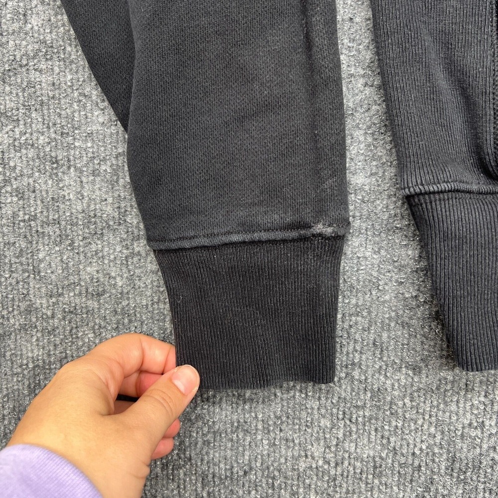 Champion sweatshirt medium Black Reverse Reave Spellout Crew Neck Sweater - Picture 4 of 9